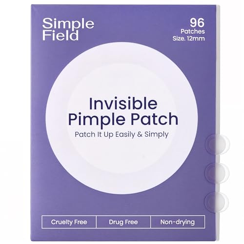 Pimple Patches for Face (96 Count). Invisible Hydrocolloid Acne P...
