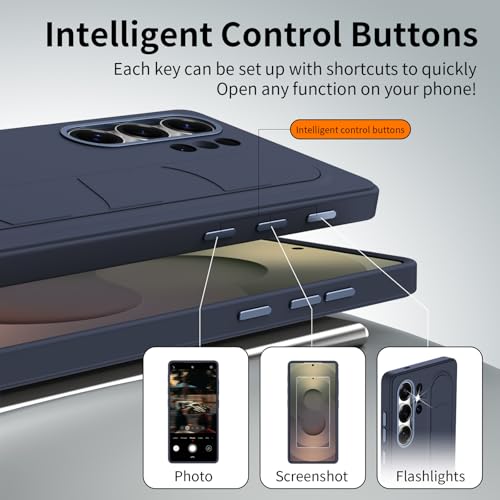 Image of for Samsung Galaxy S26 Ultra 5G with Smart Button, Standing Grip Phone Case with Kickstand, for Samsung S26 Ultra 5G Case Smart Button Cover | Hand Strap | Soft Touch | Stand Grip | Smart Butto
