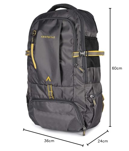 Image of Aristocrat Peak 50 LTR Large Rucksack Backpack Travel Bag for Men and Women | Grey