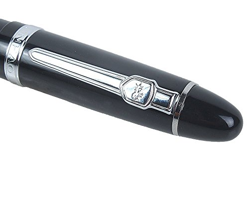 Jinhao 159 Black Bright With Silver Broad Nib thumb #5