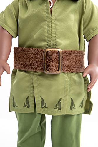 Little Adventures Boys Doll Clothes Costumes (Peter Pan) - Doll Not Included - Machine Washable Child Pretend Play And Party Doll Clothes #TOP2