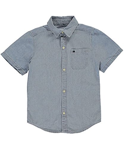 Carter's Boys' 2T-8 Chambray Short Sleeve Woven Top 4T2