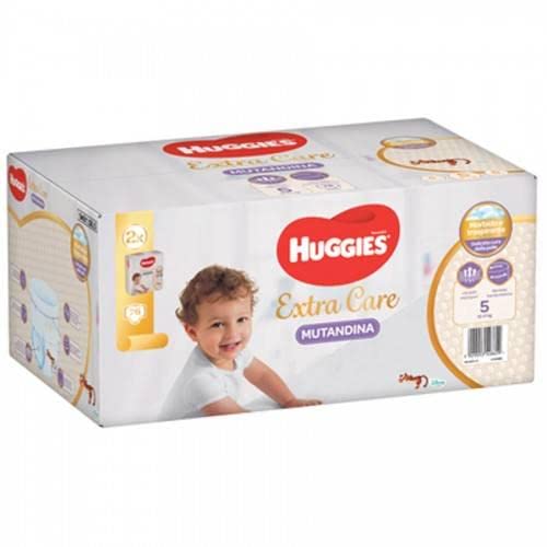 HUGGIES Extra Care Neoprenanzug Duopack 5^ 12-17 kg 76 Stück