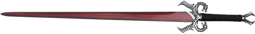 Whetstone Cutlery Dragon Spike Guardian Sword with Plaque, Red/Silver