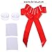 WWTIANFC Big Car Bow 30 Inch Giant Car Bow for Birthday, Christmas, Wedding Reception, Surprise Party Large Gift Wrapping for Huge Present (Red)