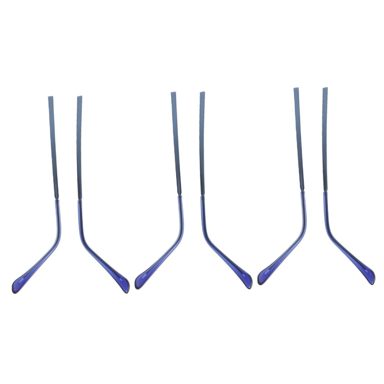 FOMIYES 3 Pairs Ergonomic Eyeglasses Arms Replacement Temple Prevents Glasses from Falling Off Easy to Use