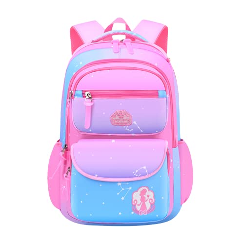 Sac à dos fille primaire résistant à l'eau pour l'école et les sorties