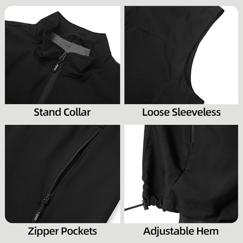 Image of Men's Lightweight Outerwear Vest Softshell Sleeveless Jacket