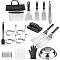 SEFAX Portable Grilling Utensil Kit, BBQ Tools Set, Grill Accessories, 20PCS Stainless Steel Grilling Kit, Suitable for Travel, Picnics, RVs, Camping, BBQs, Parties