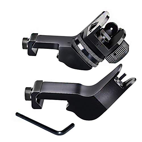 45 Degree Front and Rear Rapid Transition Backup Picatinny Sight Set Rapid Transition 20mm Rail Sight (Pack of 1)