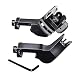 GOTICAL 45 Degree Front and Rear Rapid Transition Backup Sights - Picatinny Rail 20mm - Made by PPS Material for Pistol Handgun