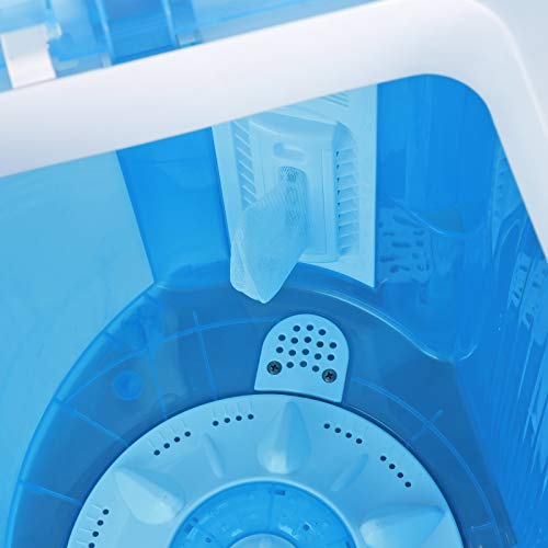 Zenstyle Portable Washer Compact Twin Tub 9.9 Lb Mini Top Load Washing Machine Washer/Spinner W/ 6.57 Ft Inlet Hose thumb #8