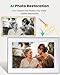 10.1 Inch AI Magic Frame, Smart Full HD WiFi Digital Picture Frame with IPS Touch Screen, Auto-Rotate & Motion Sensor Portrait, Unlimited Cloud Storage&64GB Storage, Easy to Share via HOMTURE APP