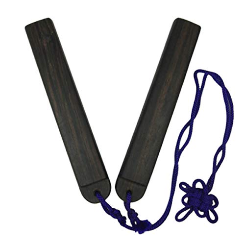 拍子木       黒檀     お祭り    音頭 拍子木 黒檀 お祭り 音頭 楽器・機材