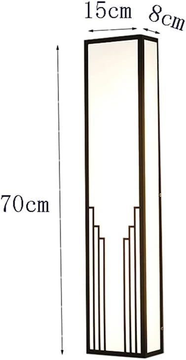 ZLL Outdoor Lamp Waterdichte Muurlamp Outdoor Villa Light Corridor Tuinlamp Buitenmuur Lamp Tuin Lamp Trap Lantaarn Lamp Balkon Lichte Deur Terras Lamp (Color : Black) photo 2