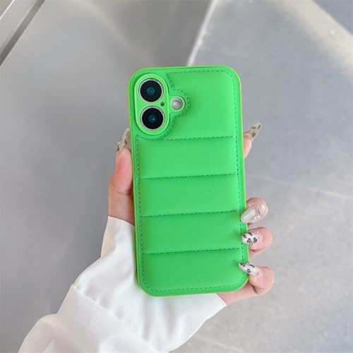 Coque silicone souple iPhone 16 Pro Max antichoc vert