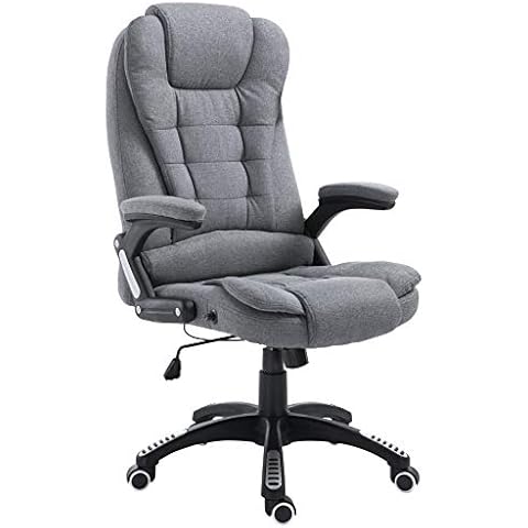 daals Executive Recline Extra Padded Office Chair (Grey Fabric) Cover