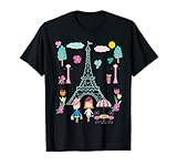 torre eiffel para dibujar paso a paso Camiseta de París, Hello Paris, camiseta de Francia, turismo divertido, viajes, vacaciones en París, iconos franceses que dicen J'adore Paris, recuerdo vintage. Esta es una gran idea de regalo de último minuto para regalo de cumpleaños o atuendo para viajes a Europa. I Love Paris Torre Eiffel