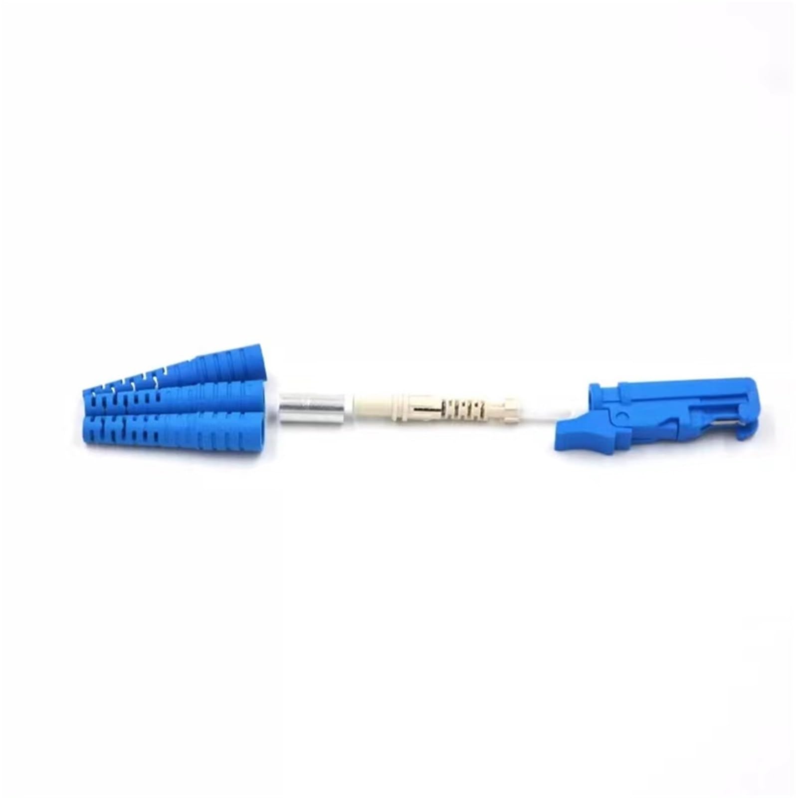 Kit di connettori in Fibra Ottica con ghiere da 200 Pezzi(Gray 3.0mm)
