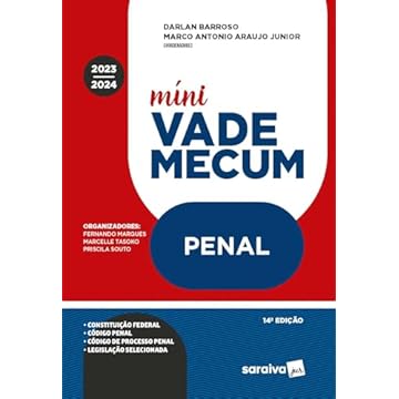 Capa do livro Mini Vade Mecum - Penal - Meu Curso - 14ª edição 2024