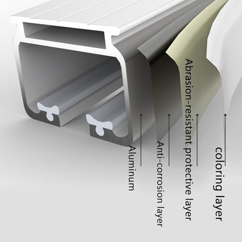 Riel de techo resistente de alta gama y acabado elegante para ambientes selectos 5