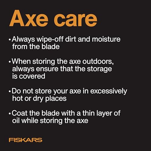 Fiskars X27 Super Splitting Axe 36", for Taller Users on Large Logs - Image 14