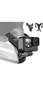 GoPro - macsynth Amazon.com : Motorcycle Dirt Bike Helmet Mount Chin Strap