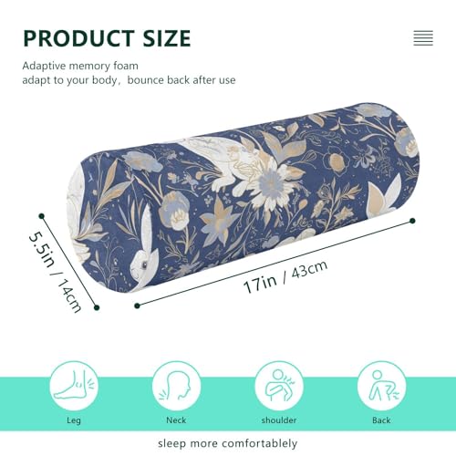 Almohada Espuma Viscoelástica Cilíndrica 43.2 cm x 13.97 cm miniatura 3