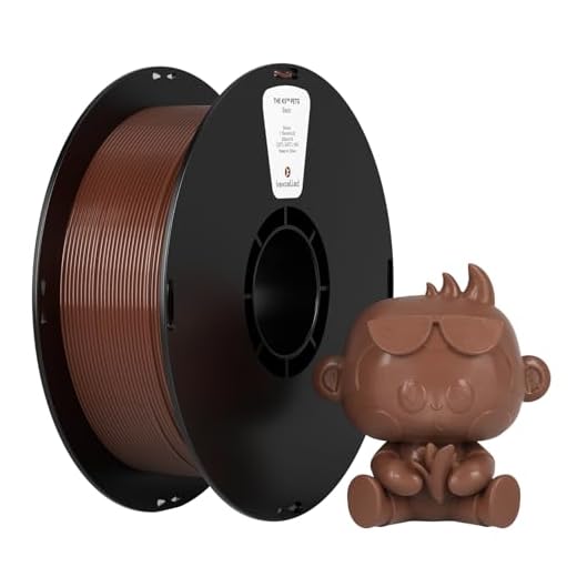 kexcelled PETG Filament 1.75mm,Brown PETG 3D Printer Filament 1kg Spool (2.2lbs), Upgrade Stronger Toughness Printing Consumables, Dimensional Accuracy +/-0.03mm,Fit Most FDM Printer