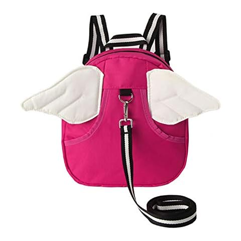 DTOL Toddler Safety Harness Kid Baby Backpack Reins Harnesses - Angel-Pink Cover