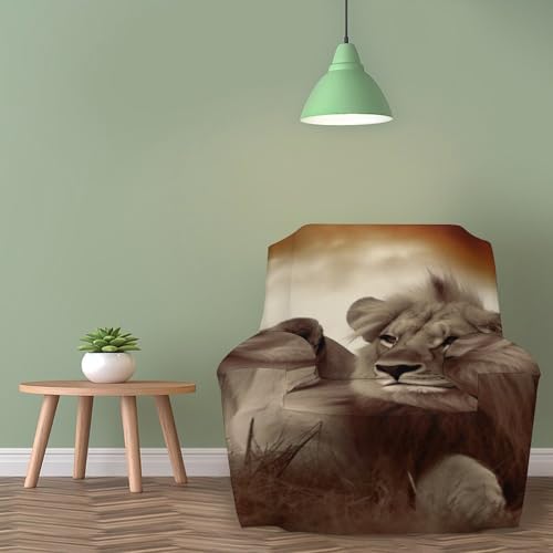 Housse de canapé lion africain de qualité supérieure et durable - 6
