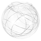 Jour pour applique murale : jour de remplacement parfaitement praticité et esthétique. son design intérieur en fil métallique apporte d'élégance à décoration. verre transparent de remplacement
