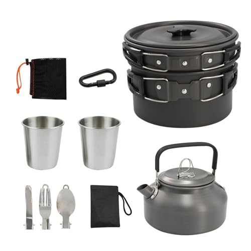 Batterie de cuisine camping compacte pour ne plus encombrer votre sac à dos
