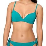 YSABEL MORA. Top Bikini con Textura Lila Copa B. Top con Aro Y Relleno Fijo En Tejido Crinkle. Diseño Clásico con Relleno En Copa B .Colección Seasalt.