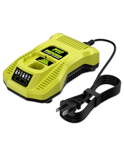 DORETEHU Compatible with Ryobi 18V Battery Charger,P117 Charger Compatible with Ryobi 12V-18V One+ Lithium NiCad NiMh Battery P108 P107 P109