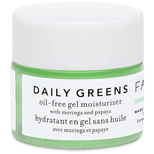 Farmacy Daily Greens Oil Free Gel Face Moisturizer - Daily Facial Moisturizing Cream With Hyaluronic Acid - New Fragrance-Free Formula, Trial Size 8Ml #TOP5