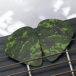 Médiators de guitare 12-Pack Green Army Digital Camouflage médiators pour guitare électrique guitare acoustique diverses… - Les Beatles, Paul McCartney, John Lennon, RIngo Starr, George Harrison Médiators de guitare 12-Pack Green Army Digital Camouflage médiators pour guitare électrique guitare acoustique diverses… – Image 6