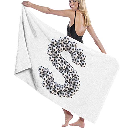 Ches S Soccer - Albornoz de baño para Mujer, Color Blanco, Ver Imagen, Talla única