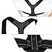 TIDTALEO Posture Corrector Back Brace Shoulder Posture Correcter Adjustable Black Size S for Men and Women Support Spine Alignment Relief