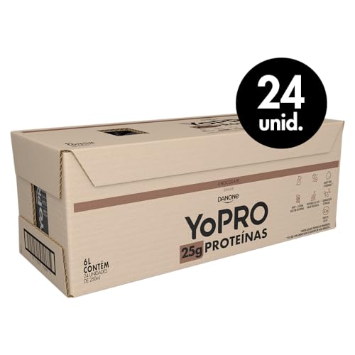 Pack YoPRO Bebida Láctea UHT Chocolate 25g de Proteínas 250ml - 24 unidades