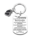 First Time Mothers Day Gifts Pregnancy Gifts for Expecting Mom New Mom Keychain Gender Reveal Gifts for Mom to be Mommy to Be Keychain for Women Expecting Mother Baby Gender Reveal Gift