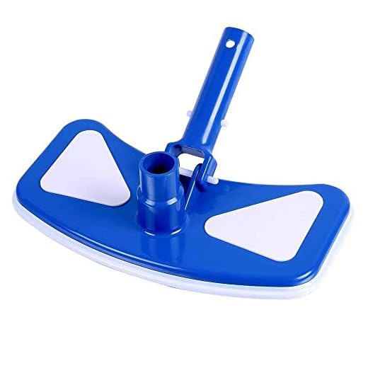 Juinsa S2404773 Limpiafondos De Mano Para Piscina Plástico, Azul, 29 X 15.2 Cm