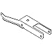Mtd 787-01240-4044 Wheel Bracket Genuine Original Equipment Manufacturer (OEM) Part