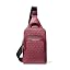 Silver-tone Hardware/Mk Signature/Deep Red