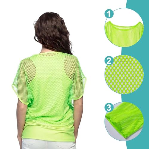 Piezas De Camiseta De Cuadrícula, Top De Red De Pescado Clásica, Top De Malla Casual De Moda, Ropa Personalizada Para Mujeres, Ropa De Fiesta