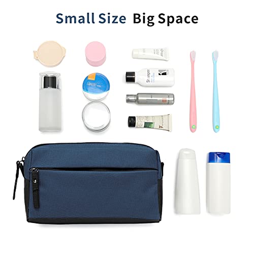 Toiletry Bag,Buyagain Toiletry Travel Bathroom Bag Waterproof Cosmetic Make Up Pouch Dopp Kit For Men Or Women, Denim Blue #TOP5
