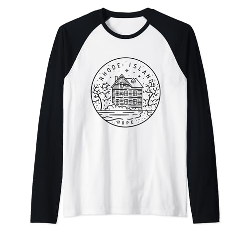 Rhode Island 1790 State of Rhode Island Raglan Baseball Tee