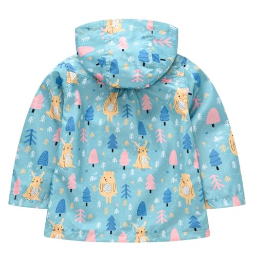 Rain Jacket for Toddler Boys Girls Windbreaker Outerwear Kids Lightweight Zip Hooded Jacket Jackets for Toddler Boys2