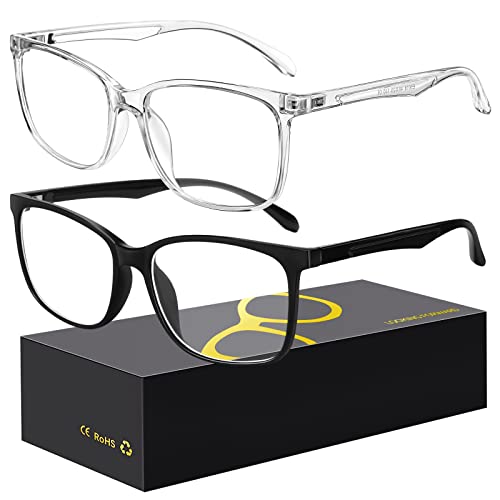hunsquer Blue Light Glasses for Women Blue Light Blocking Glasses Men Computer Gaming Blue Screen Glasses Mens Blue Light Blocker Glasses