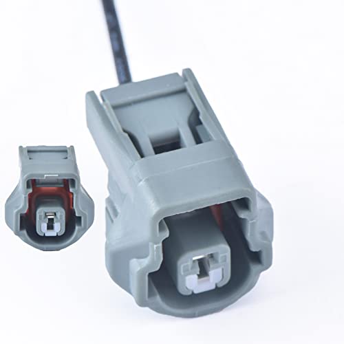 DECKBU 1 Pin Auto Waterproof Connector 2JZ Knock Sensor Plug Wire Harness Pigtail for Toyota Lexus Camry 8221907010 1UZ, 1JZ, 2JZ V6 90980-11166 7283-1015-10